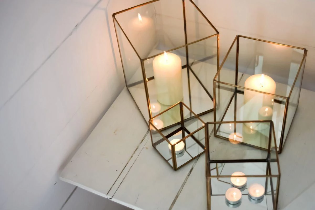 Nkuku Bimala Brass Lantern Home Accessories 4 Nkuku Bimala Brass Lantern Home Accessories