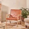 Nkuku New Arrivals Bolpur Leather Armchair