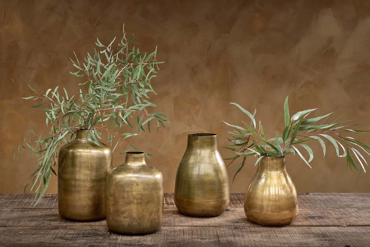 Nkuku Home Accessories Boro Iron Round Vase 4 Nkuku Home Accessories Boro Iron Round Vase