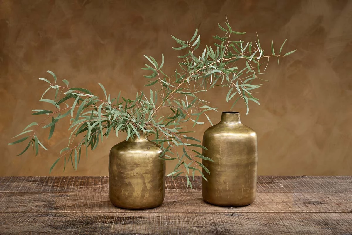 Nkuku Home Accessories Boro Iron Round Vase 3 Nkuku Home Accessories Boro Iron Round Vase