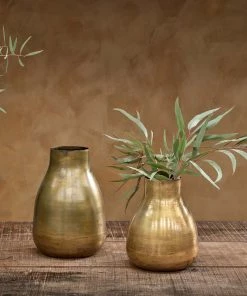 Nkuku Boro Iron Tapered Vase Home Accessories
