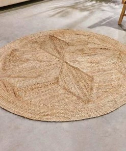 Nkuku Braided Hemp Patterned Rug