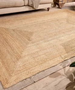 Nkuku Braided Hemp Rug - Natural