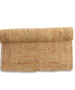 Nkuku Braided Hemp Rug - Small - Natural