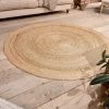 Nkuku Home Accessories Braided Hemp Rug - Round 2 Nkuku Home Accessories Braided Hemp Rug - Round