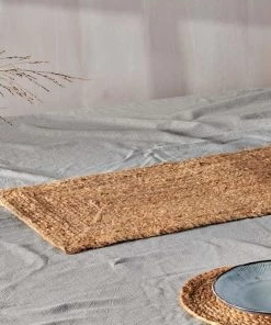 Nkuku Braided Hemp Table Runner Hemp Rugs & Accessories