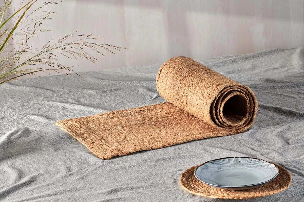 Nkuku Braided Hemp Table Runner Hemp Rugs & Accessories 3 Nkuku Braided Hemp Table Runner Hemp Rugs & Accessories