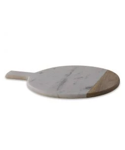 Nkuku Bwari Round Marble Board - Small - White Serveware 9 Nkuku Bwari Round Marble Board - Small - White Serveware