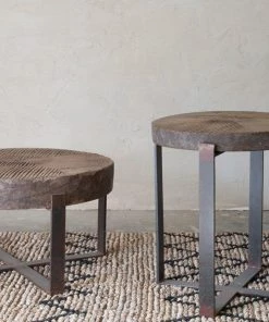 Nkuku Chakala Wooden Side Table Living Room