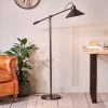 Nkuku New Arrivals Challa Iron Armed Floor Lamp - Aged Bronze
