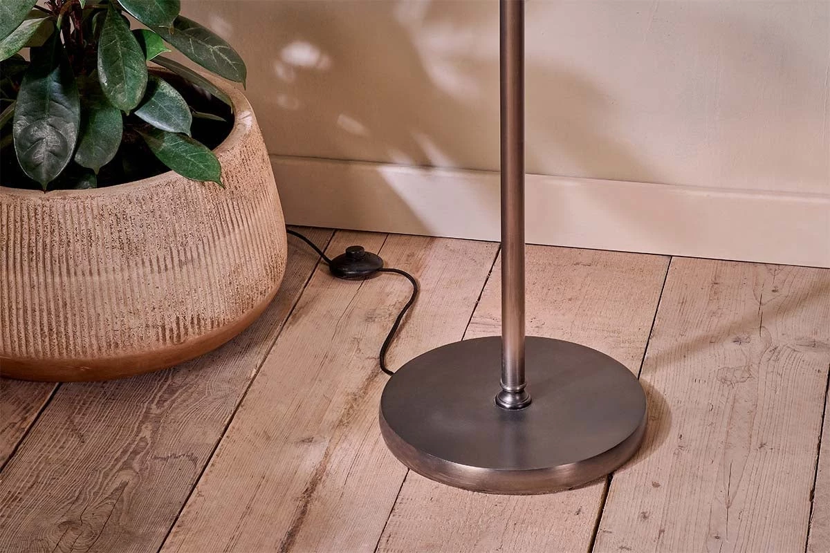 Nkuku New Arrivals Challa Iron Armed Floor Lamp - Aged Bronze 5 Nkuku New Arrivals Challa Iron Armed Floor Lamp - Aged Bronze