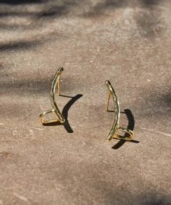 Nkuku Jewellery Gifts Chandpara Ear Climber Pair