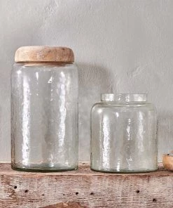 Nkuku Charal Storage Jar - Clear