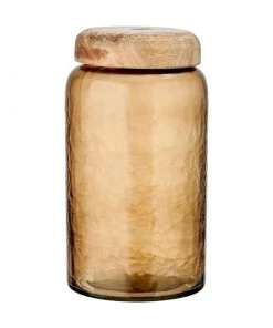 Nkuku Charal Storage Jar - Smoke Brown 9 Nkuku Charal Storage Jar - Smoke Brown
