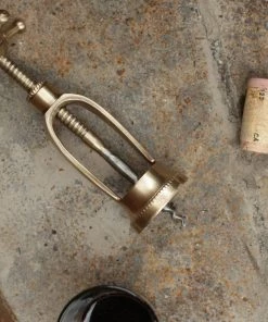 Nkuku Chiri Vintage Gold Corkscrew Table Accessories