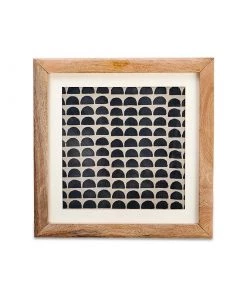 Nkuku Dabu Block Printed Semicircle