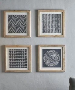 Nkuku Home Accessories Dabu Block Printed Spiral