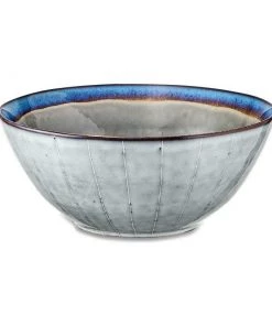 Nkuku Sale Dakara Ceramic Serving Bowl - Grey