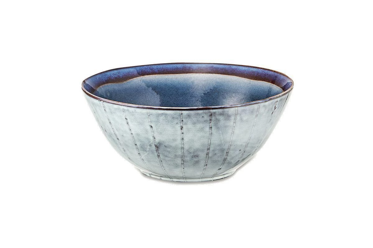 Nkuku Dakara Ceramic Serving Bowl - Navy 5 Nkuku Dakara Ceramic Serving Bowl - Navy