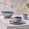 Nkuku Dakara Ceramic Serving Bowl - Navy