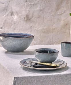 Nkuku sale2022 3 Nkuku Dakara Ceramic Serving Bowl - Navy