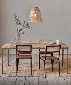 Nkuku Danali Mango Wood Dining Table Kitchen & Dining Room