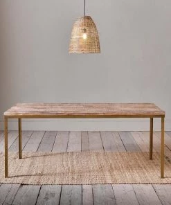 Nkuku Danali Mango Wood Dining Table Kitchen & Dining Room