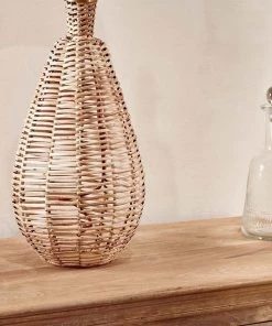 Nkuku Darma Wicker Lamp - Large Tall