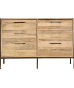 Nkuku Living Room Dasai Mango Wood Chest Of Drawers