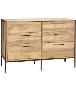 Nkuku Living Room Dasai Mango Wood Chest Of Drawers