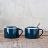 Nkuku Datia Large Mug - Dark Teal (Set Of 2)
