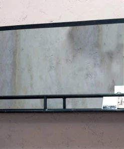 Nkuku Demsa Mirror With Shelf Home Accessories