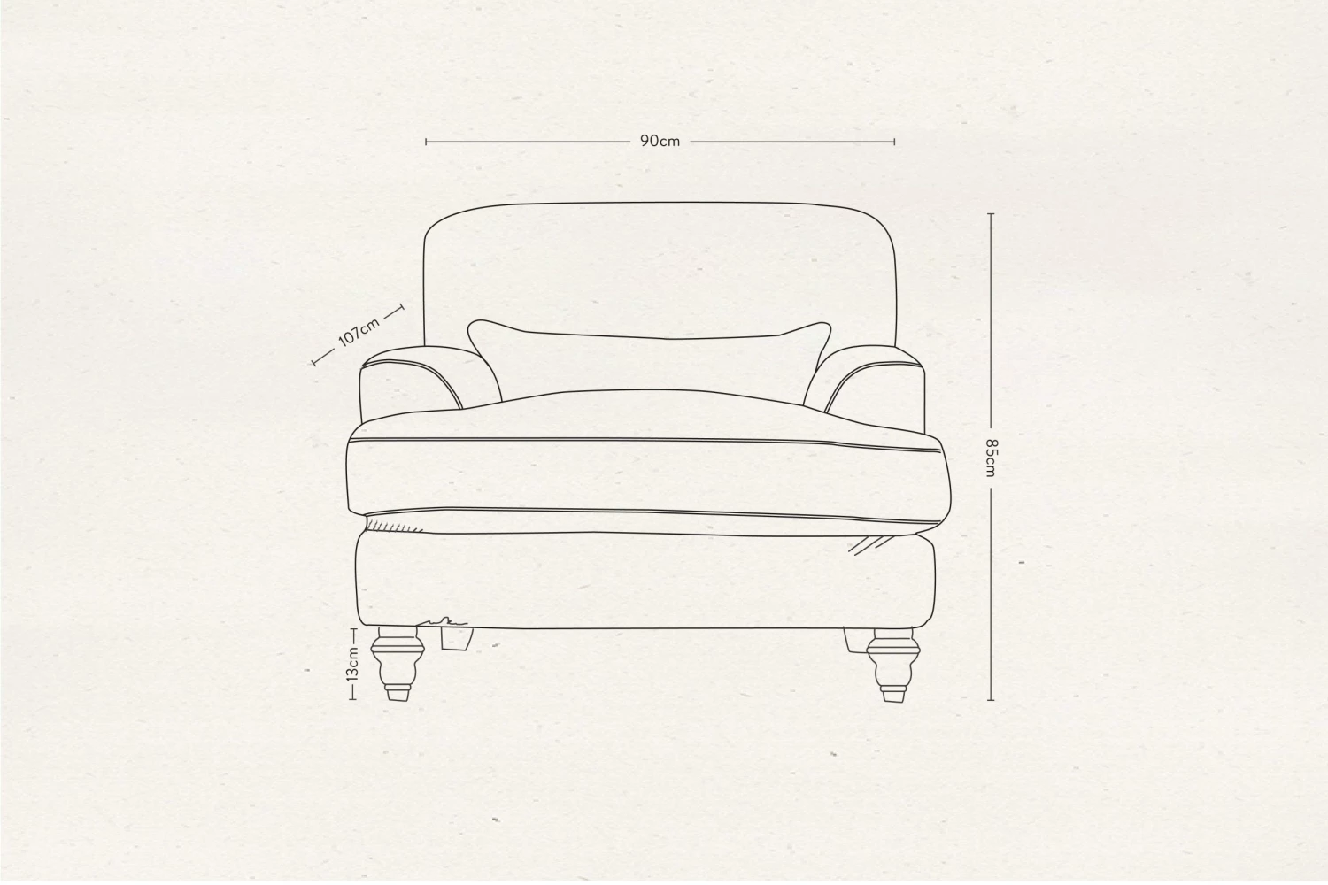 Nkuku Living Room Deni Armchair 6 Nkuku Living Room Deni Armchair