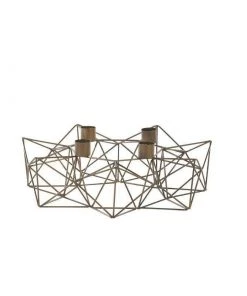 Nkuku Derwala Geometric Candle Holder