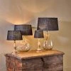 Nkuku Dia Jute Lampshade - Ink Living Room