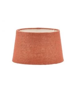 Nkuku Dia Jute Lampshade - Rust Living Room