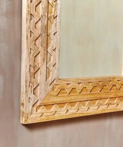 Nkuku Dudi Mango Wood Mirror