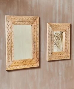 Nkuku Dudi Mango Wood Mirror