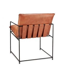 Nkuku Durium Leather Lounger - Aged Tan