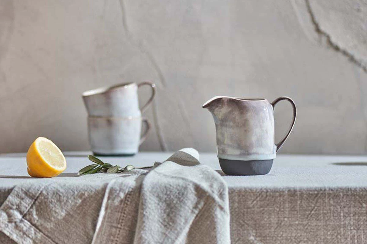Nkuku Edo Jug - Slate Tableware 3 Nkuku Edo Jug - Slate Tableware