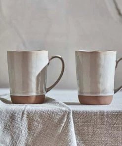 Nkuku Tableware Edo Large Mug - Terracotta (Set Of 2)