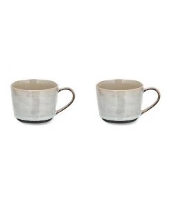Nkuku Edo Small Mug - Slate (Set Of 2)
