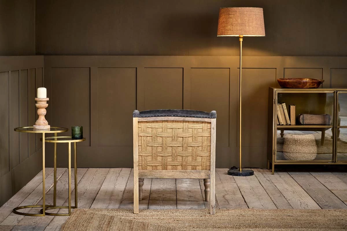 Nkuku Elbu Velvet Armchair - Moss 5 Nkuku Elbu Velvet Armchair - Moss