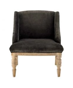 Nkuku Elbu Velvet Armchair - Moss 19 Nkuku Elbu Velvet Armchair - Moss