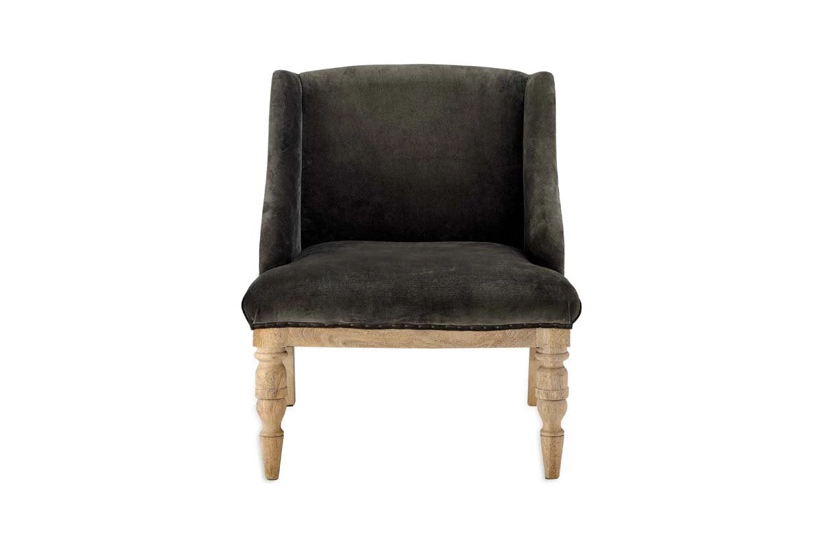 Nkuku Elbu Velvet Armchair - Moss 10 Nkuku Elbu Velvet Armchair - Moss