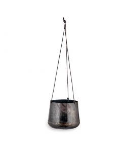 Nkuku Endo Reclaimed Iron Hanging Planter 12 Nkuku Endo Reclaimed Iron Hanging Planter