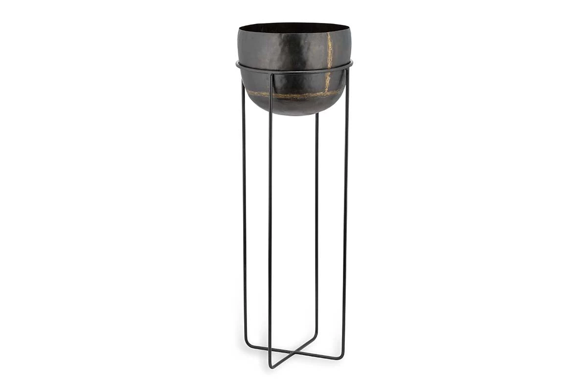 Nkuku Home Accessories Endo Reclaimed Iron Planter Stand 11 Nkuku Home Accessories Endo Reclaimed Iron Planter Stand