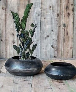 Nkuku Endo Reclaimed Iron Round Planter