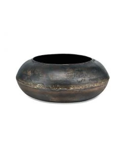Nkuku Endo Reclaimed Iron Round Planter