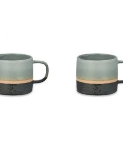 Nkuku Enesta Dipped Mug - Dusty Blue (Set Of 2)
